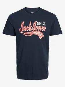 Jack & Jones Logo Triko dětské Modrá
