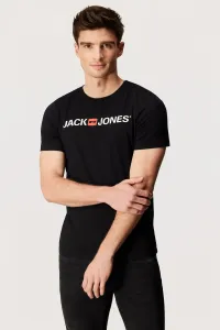 Jack&Jones Pánské triko JJECORP Slim Fit 12137126 Black XXL
