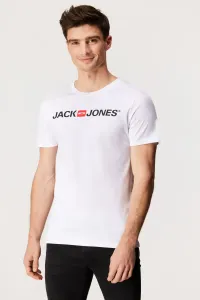 Jack&Jones Pánské triko JJECORP Slim Fit 12137126 White XL