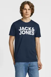 Jack&Jones Pánské triko JJECORP 12151955 Navy Blazer Slim S