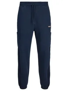 Nadměrná velikost: Jack & Jones, Joggingové kalhoty s nakládanými kapsami na bočních pruzích Námořnická Modrá