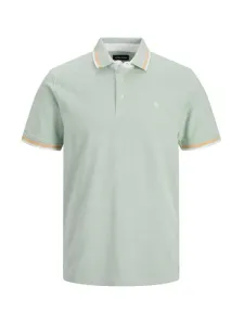 Nadměrná velikost: Jack & Jones, Tričko polo z čisté bavlny Světle Zelená #4455317