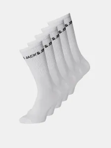 Jack & Jones Ponožky Bílá