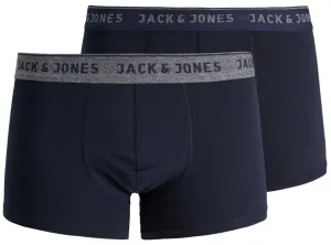 Jack&Jones 2 PACK - pánské boxerky JACVINCENT 12138239 Navy Blazer XL