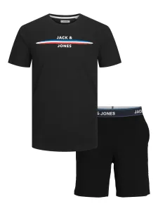 Jack&Jones Pánské pyžamo JACKYLE 12227330 Black S