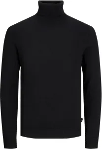 Jack&Jones Pánský svetr JJEEMIL Regular Fit 12157417 Black XL