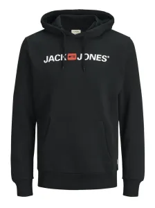 Jack&Jones Pánská mikina JJECORP Regular Fit 12137054 Black XL