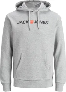 Jack&Jones Pánská mikina Regular Fit JJECORP 12137054 Light Grey Melange XXL