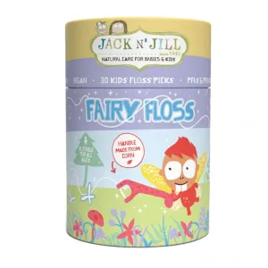 Jack N´Jill Fairy Floss zubní nit pro děti od 3 let, 30 ks