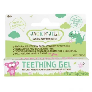 Jack N´Jill gel na prořezávání prvních zoubků pro dět od 4 m, 15 g