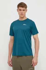 Sportovní triko Jack Wolfskin Tech zelená barva #6146700
