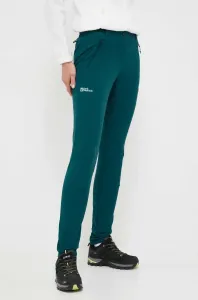 Outdoorové kalhoty Jack Wolfskin Geigelstein zelená barva