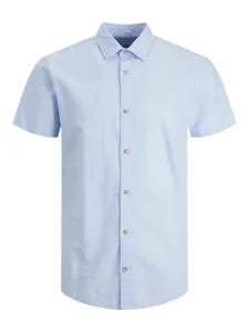 Jack&Jones Pánská košile JJESUMMER Slim Fit 12220136 Cashmere Blue S