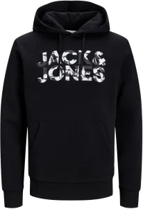 Jack&Jones Pánská mikina JJEJEFF Standard Fit 12250682 Black L