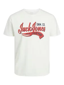 Jack&Jones Pánské triko JJELOGO Standard Fit 12233594 Cloud Dancer M