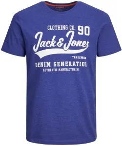 Jack&Jones Pánské triko JJELOGO Standard Fit 12238252 Bluing S