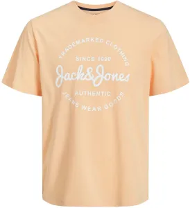 Jack&Jones Pánské triko JJFOREST Standard Fit 12247972 Apricot Ice M