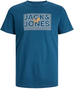 Jack&Jones Pánské triko JJMARIUS Regular Fit 12235210 Sailor Blue M