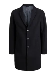Jack&Jones Pánský kabát JJEMOULDER 12171374 Black M
