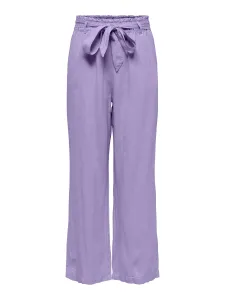 Jacqueline de Yong Dámské kalhoty JDYSAY Loose Fit 15254626 Purple Rose 40