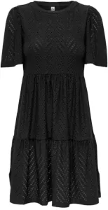 Jacqueline de Yong Dámské šaty JDYCARLA Regular Fit 15254680 Black S