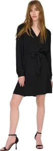 Jacqueline de Yong Dámské šaty JDYDIVYA Regular Fit 15300554 Black L