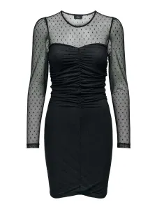 Jacqueline de Yong Dámské šaty JDYGABBY Regular Fit 15309493 Black XS