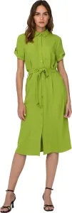 Jacqueline de Yong Dámské šaty JDYLION Regular Fit 15287297 Lima Bean Green M