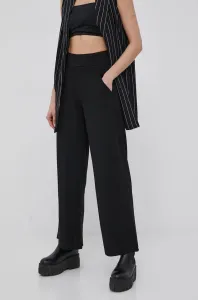 Kalhoty JDY dámské, černá barva, střih culottes, high waist