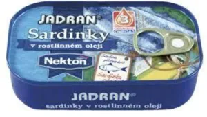 Nekton Sardinky v rostlinném oleji JADRAN 125 g
