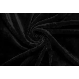 Jahu Mikroplyšové prostěradlo - černé 180x200