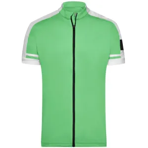 James & Nicholson Pánský cyklistický dres JN454 - Zelená | XXXL