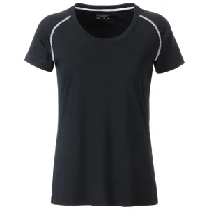 James & Nicholson Dámské funkční tričko JN495 - Černá / bílá | S #723843