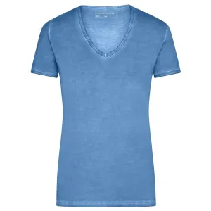 James & Nicholson Dámské tričko Gipsy JN975 - Modrá | M