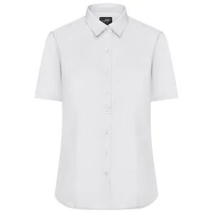 James & Nicholson Dámská košile s krátkým rukávem JN679 - Bílá | M #742397