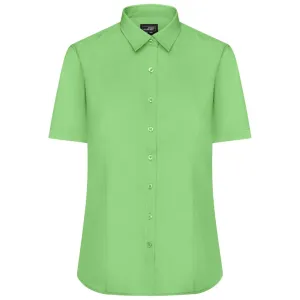 James & Nicholson Dámská košile s krátkým rukávem JN679 - Limetkově zelená | S #732787