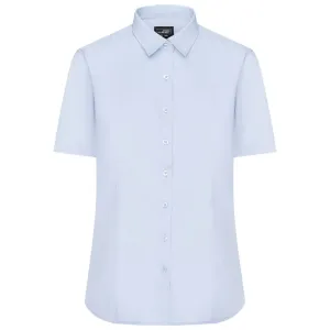 James & Nicholson Dámská košile s krátkým rukávem JN679 - Světle modrá | L #732806