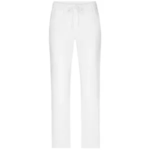 James & Nicholson Dámské bílé pracovní kalhoty JN3003 - Bílá | 34