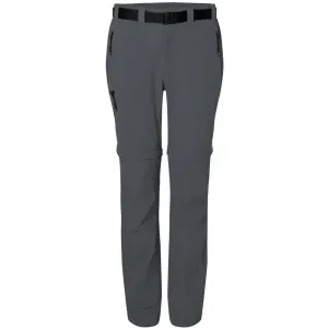 James & Nicholson Dámské outdoorové kalhoty s odepínacími nohavicemi JN1201 - Tmavě šedá | M #724045
