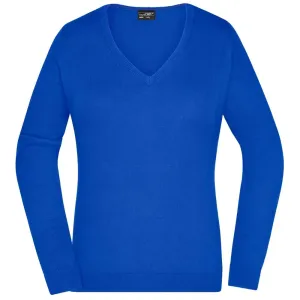 James & Nicholson Dámský bavlněný svetr JN658 - Královská modrá | S #725254