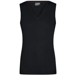 James & Nicholson Dámský svetr bez rukávů JN656 - Černá | XL #725063