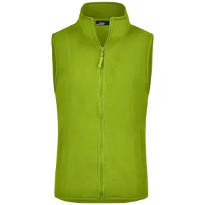 James & Nicholson Dámská fleecová vesta JN048 - Limetkově zelená | XXL #729079