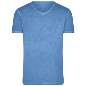 James & Nicholson Pánské tričko Gipsy JN976 - Modrá | M