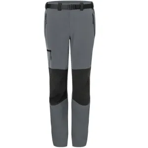 James & Nicholson Pánské trekingové kalhoty JN1206 - Tmavě šedá / černá | XXL #724065