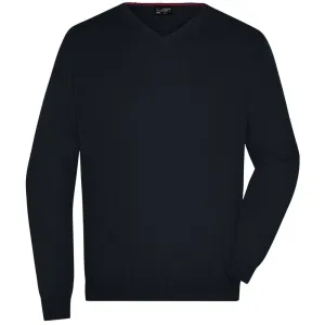 James & Nicholson Pánský bavlněný svetr JN659 - Černá | S #725191
