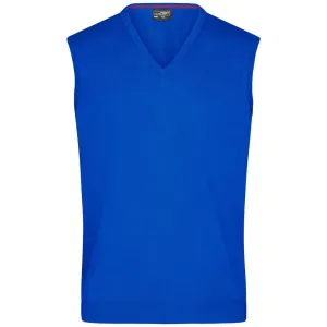James & Nicholson Pánský svetr bez rukávů JN657 - Královská modrá | M #725116