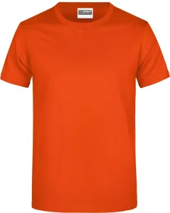 James & Nicholson 0790 Tričko pánské krátký rukáv oranžová  XL