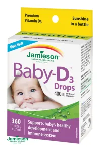 Jamieson Baby-D™ Vitamín D3 400 IU kapky 11,7 ml kapky #1158024