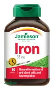 Jamieson Železo 35 mg s postupným uvolňováním 60 tablet #1158068