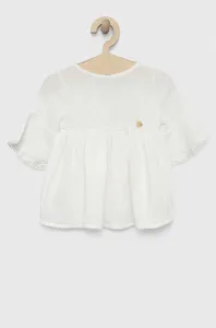 Dětské bavlněné šaty Jamiks bílá barva, mini #4958358